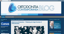 Desktop Screenshot of ortodontiacontemporanea.com