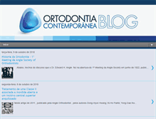 Tablet Screenshot of ortodontiacontemporanea.com
